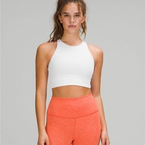 Lululemon Energy Bra High New Neck LongLine Bra Ribbed